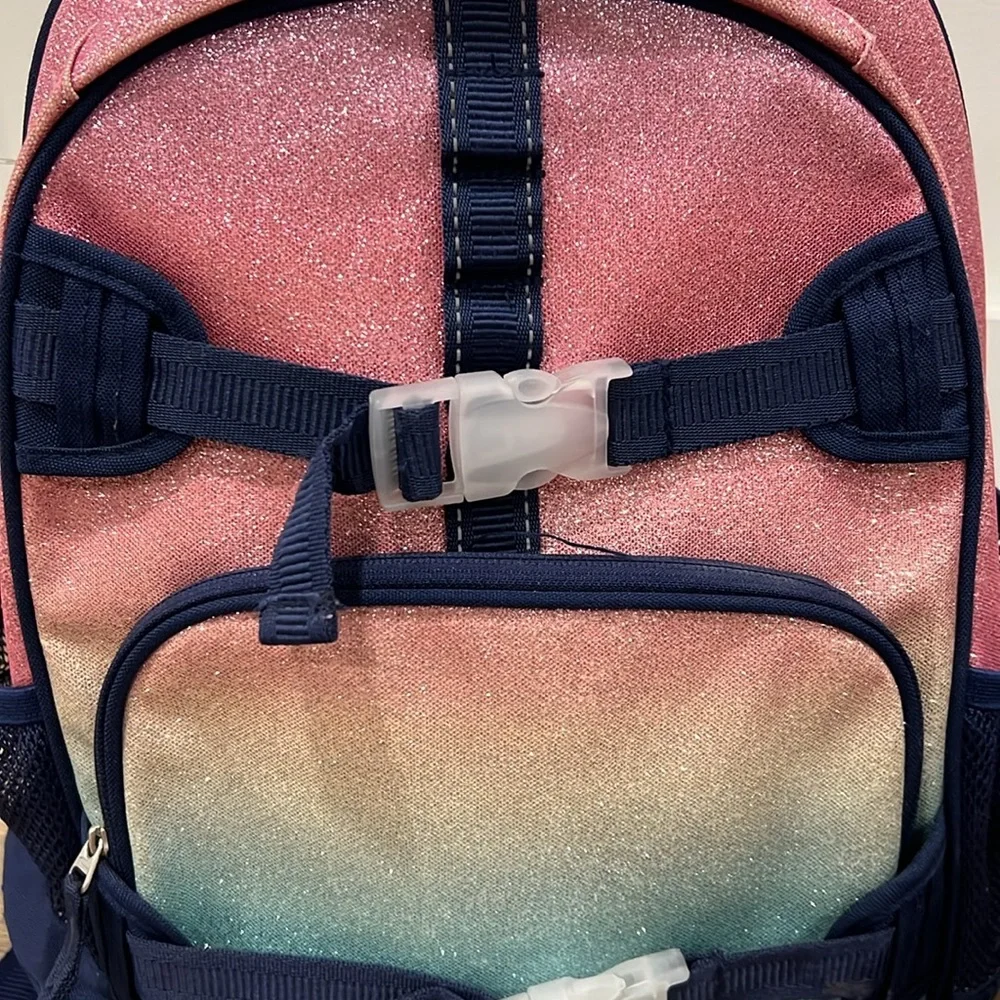 Pottery Barn Mackenzie Sparkle Backpack and Lunchbox